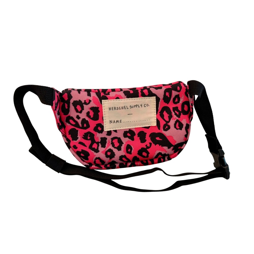 Herschel Supply Co Twelve Hip Pack Pink Leopard Animal Print Fanny Pack Waist - Picture 3 of 3